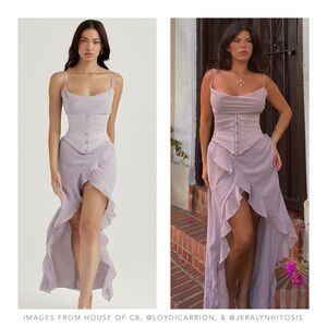 House of CB | Alexandria Grey Floaty Maxi Dress